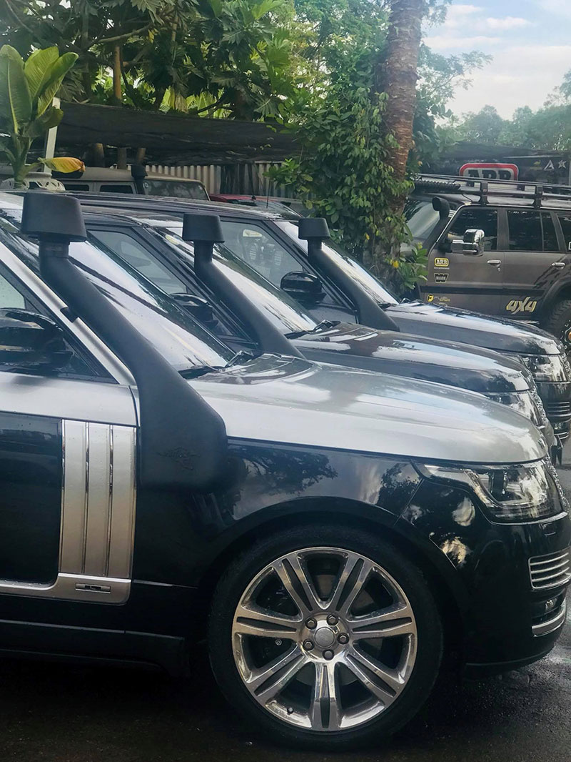 Độ ống thở cho SUV hạng sang - thú chơi dị của đại gia Việt